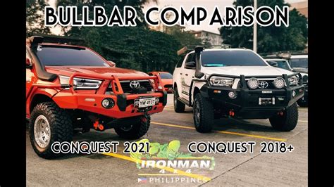 IRONMAN 4X4 BULLBAR COMPARISON .